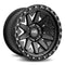 Hardrock Offroad - H106 17x9 Matte Black - Legends Auto Parts
