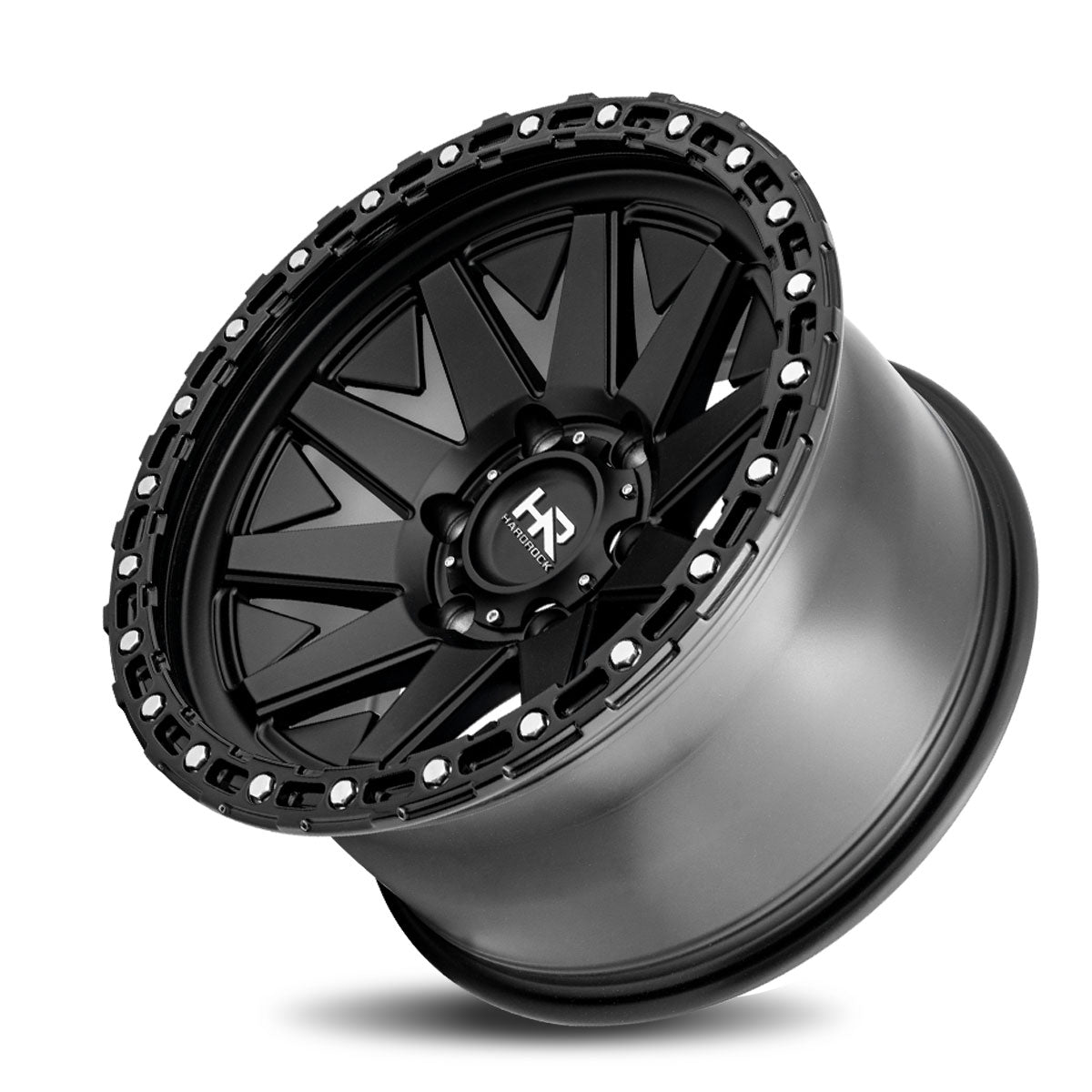 Hardrock Offroad - H106 17x9 Matte Black - Legends Auto Parts