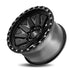 Hardrock Offroad - H106 17x9 Matte Black - Legends Auto Parts