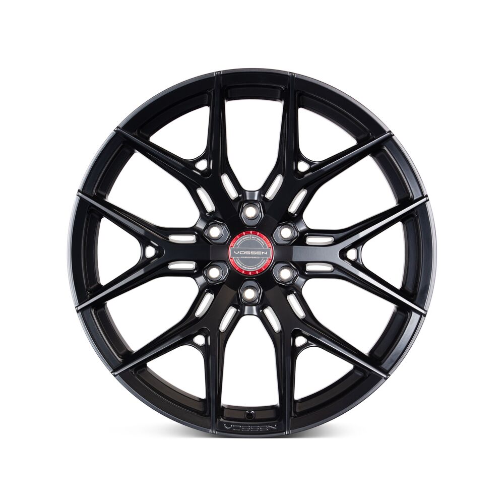 22x12 Vossen Forged HF6-4 0F08 Super Deep Lip - 6x135 Lug Pattern - Satin Black (Set of 4)