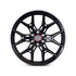 22x12 Vossen Forged HF6-4 0F08 Super Deep Lip - 6x135 Lug Pattern - Satin Black (Set of 4)