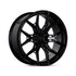 24x10 Vossen Forged HF6-4 4G40 Deep Lip - 6x139.7 Lug Pattern - Gloss Black (Set of 4)
