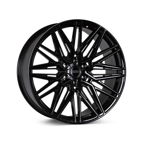 24x10 Vossen Forged HF6-5 4G44 Deep Lip - 6x139.7 Lug Pattern - Gloss Black (Set of 4)