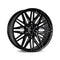 24x10 Vossen Forged HF6-5 4G44 Deep Lip - 6x139.7 Lug Pattern - Gloss Black (Set of 4)