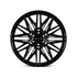 24x10 Vossen Forged HF6-5 4G44 Deep Lip - 6x139.7 Lug Pattern - Gloss Black (Set of 4)