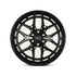22x10 Vossen Forged HFX-1 2F27 Super Deep Lip - 6x135 Lug Pattern - Satin Black (Set of 4)