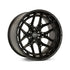 22x12 Vossen Forged HFX-1 2G33 Ultra Deep Lip - 6x139.7 Lug Pattern - Satin Black (Set of 4)