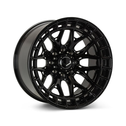 22x12 Vossen Forged HFX-1 2X26-GB Ultra Deep Lip - 8x165.1 Lug Pattern - Gloss Black (Set of 4)