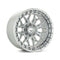 24x12 Vossen Forged HFX-1 4Y40-SP Ultra Deep Lip - 8x170 Lug Pattern - Silver Polished (Set of 4)
