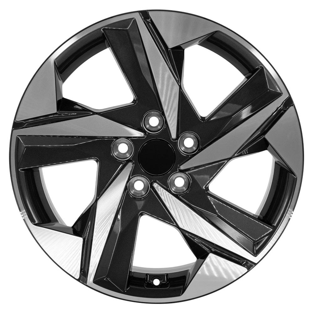 OE HY12 Wheels - Gloss Black Machined