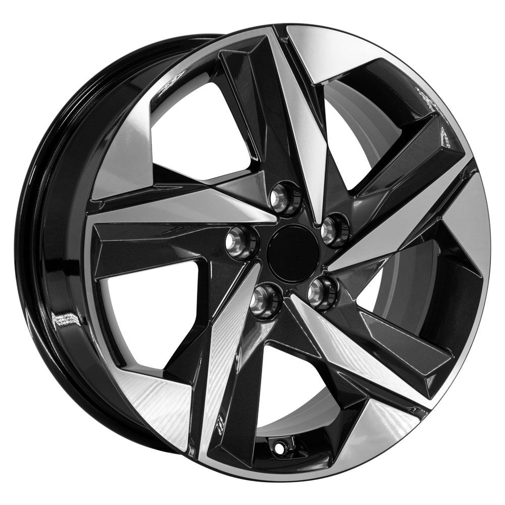 OE HY12 Wheels - Gloss Black Machined