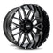 Hardrock Offroad - H500 22x12 Gloss Black Milled - Legends Auto Parts
