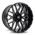 Hardrock Offroad - H500 22x12 Gloss Black Milled - Legends Auto Parts