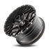 Hardrock Offroad - H500 22x12 Gloss Black Milled - Legends Auto Parts
