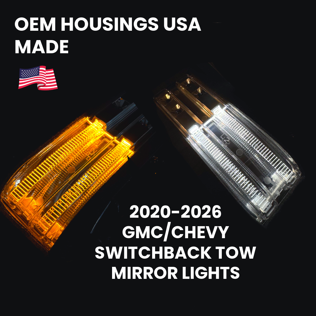 2020 - 2025  GMC / Chevrolet 2500 / 3500 OEM Tow Mirror Marker Lights
