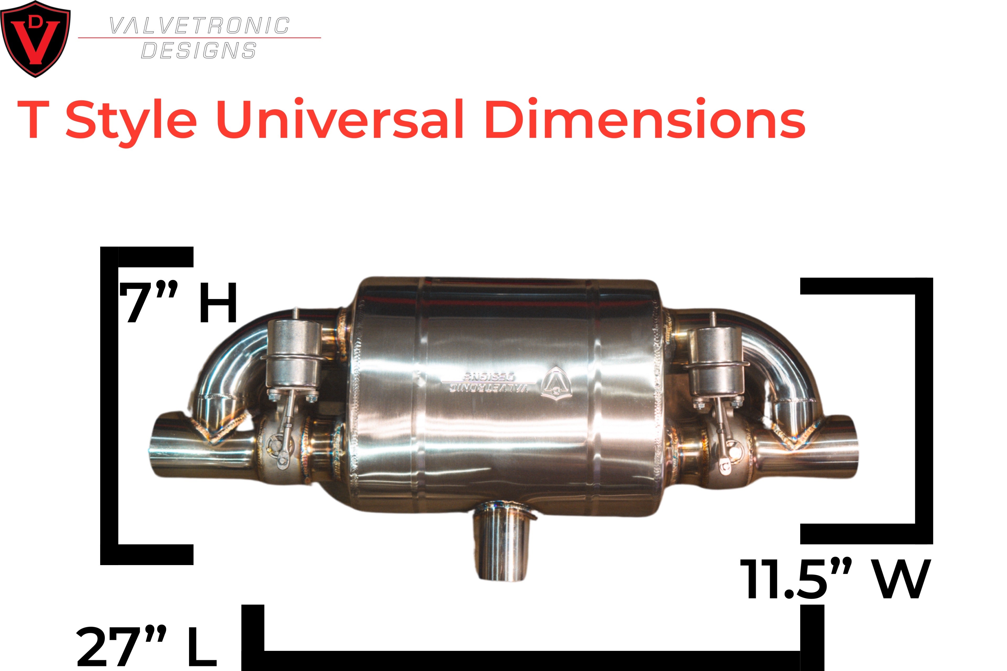 Valvetronic UNIVERSAL VALVED MUFFLER KIT - Legends Auto Parts