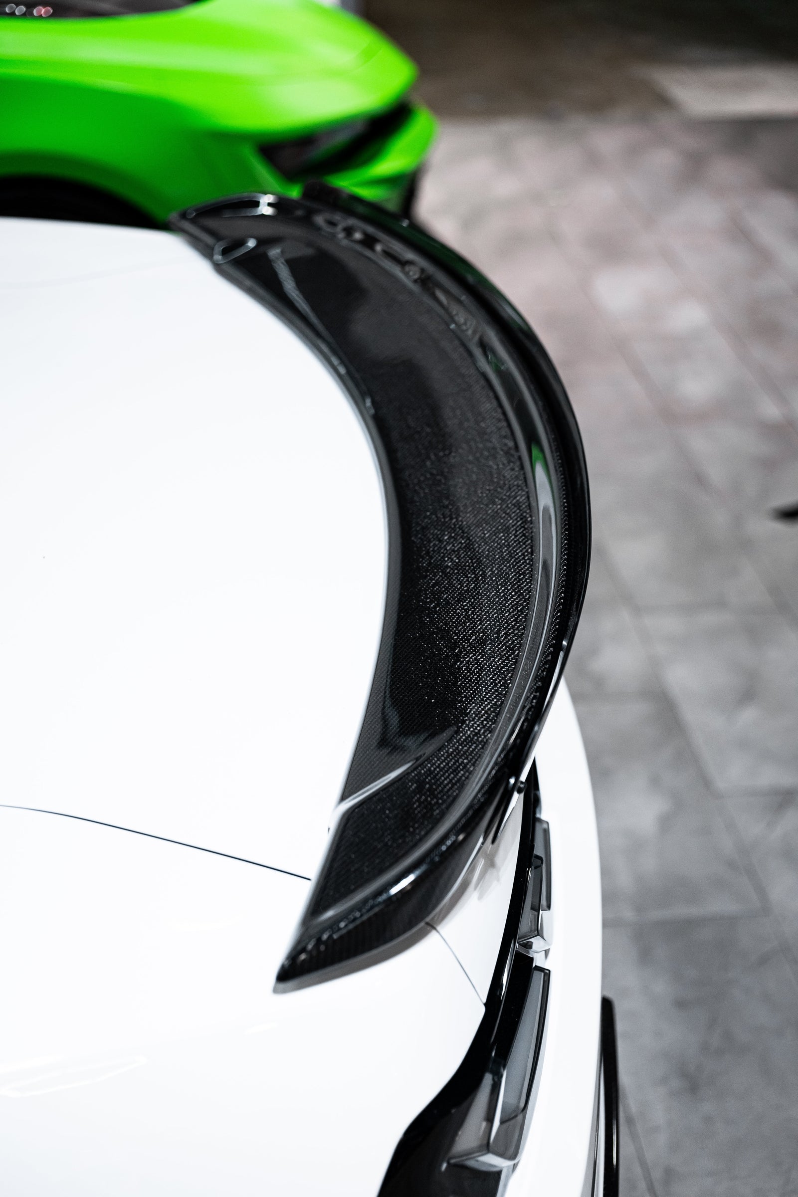 2014-2015 CHEVY CAMARO Z28 STYLE CARBON FIBER SPOILER WICKER BILL - Legends Auto Parts