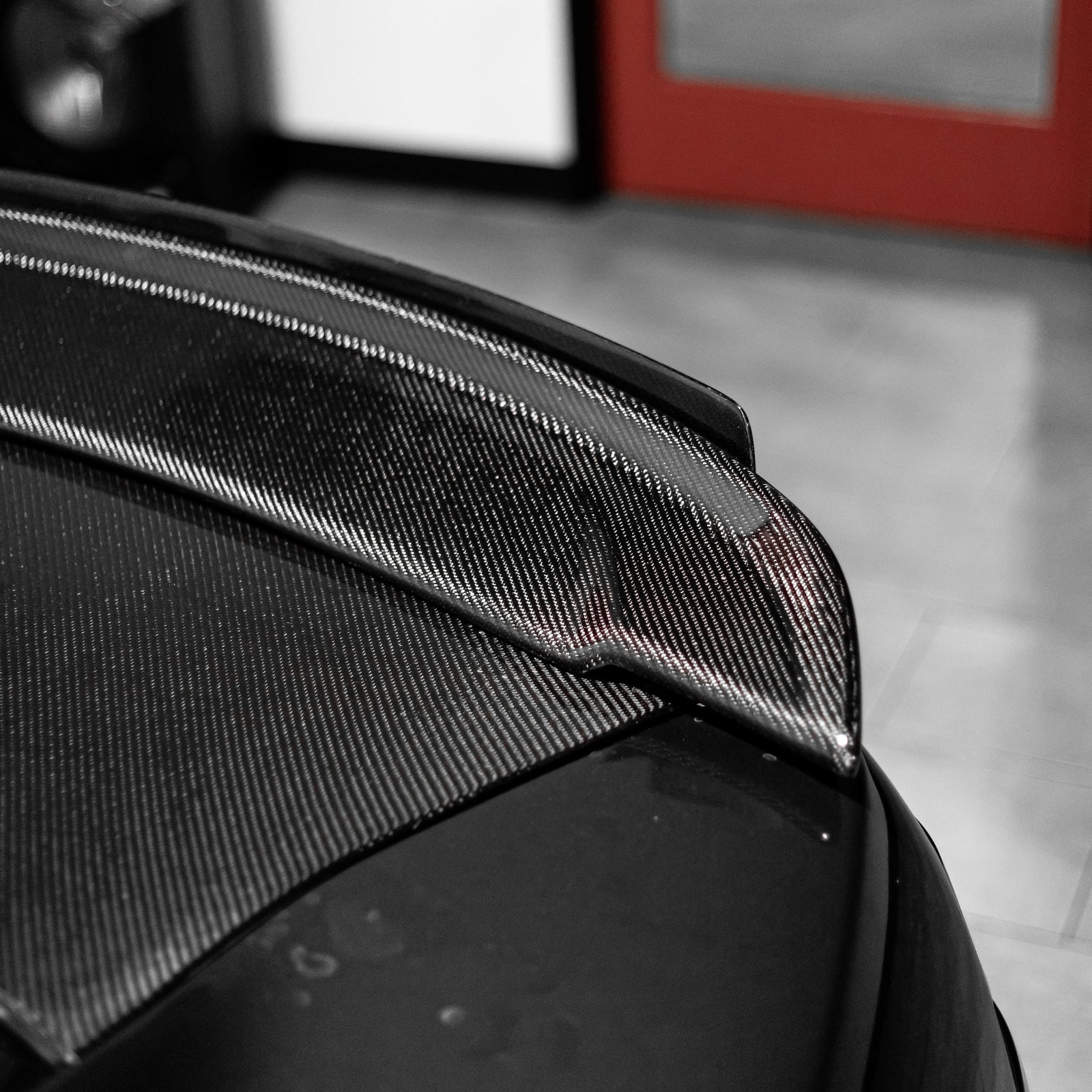 2014-2015 CHEVY CAMARO Z28 STYLE CARBON FIBER SPOILER WICKER BILL - Legends Auto Parts
