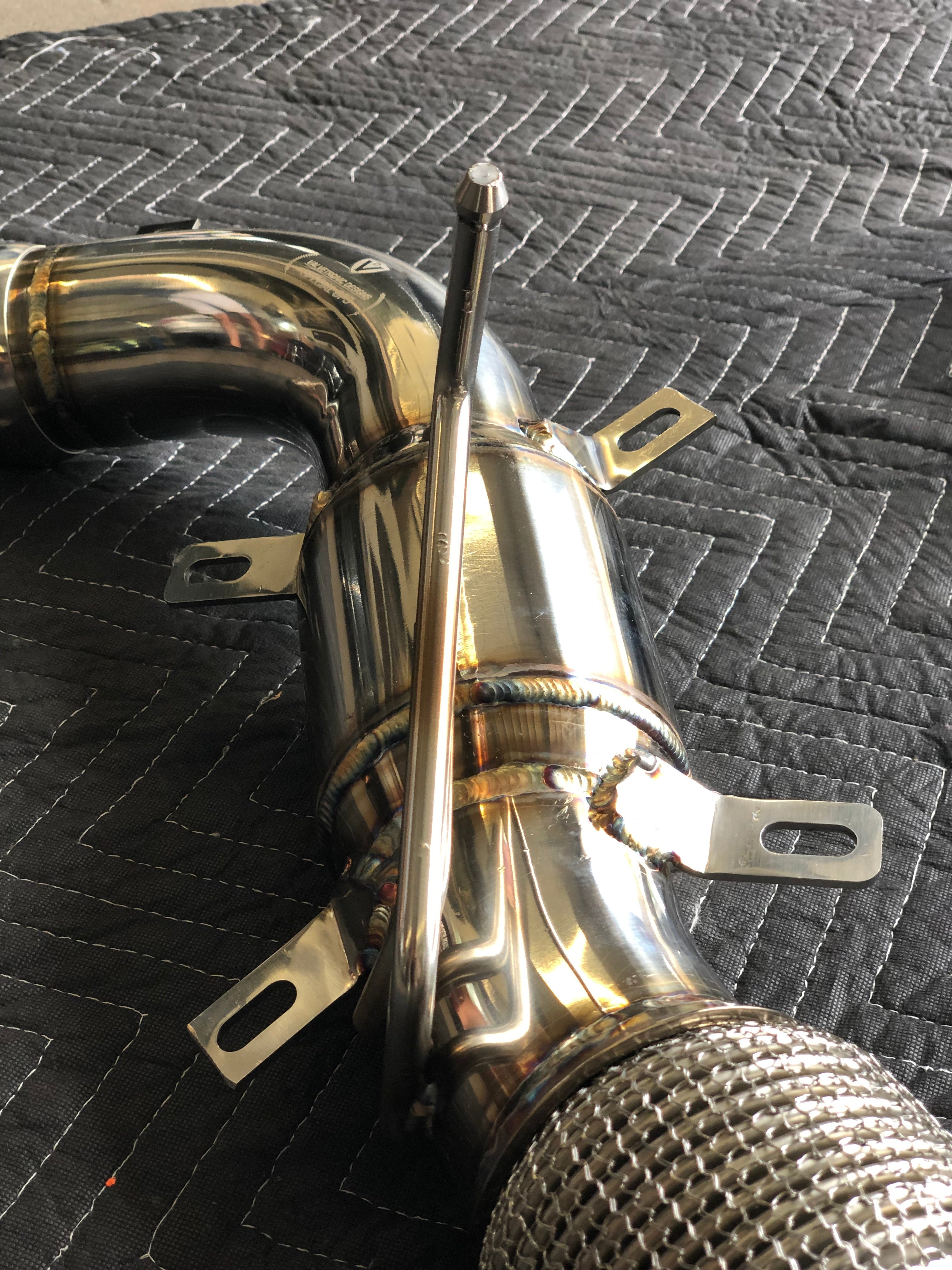 Valvetronic Mclaren 540C/570/600LT Free Flow Race Front Pipes - Legends Auto Parts