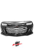 2010-2015 Chevy Camaro ZL1 Front Bumper Conversion 7pcs Full Kit Flat BLK Body Kit - Legends Auto Parts