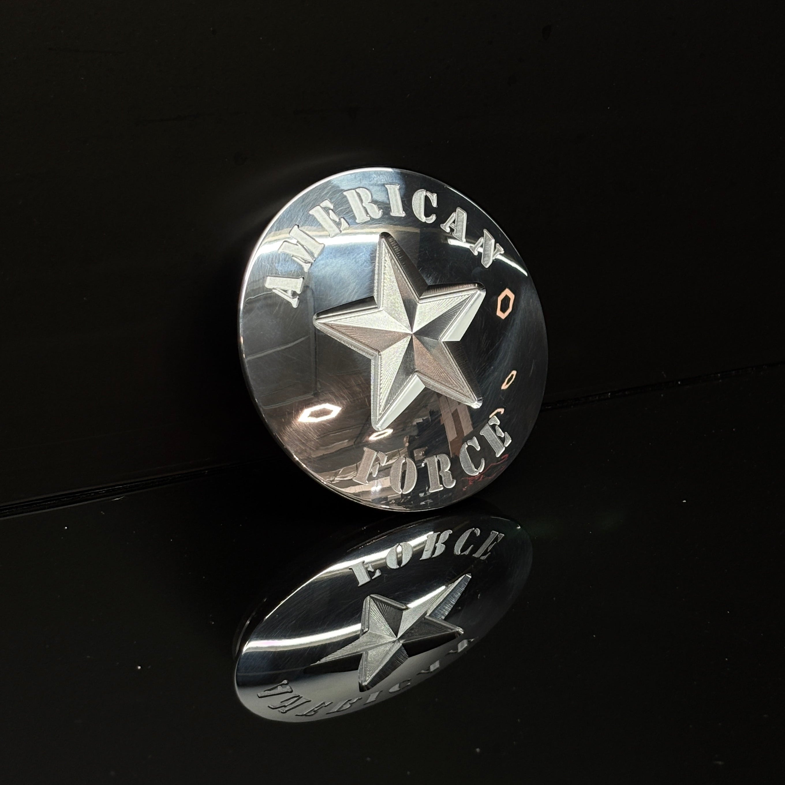 American Force Billet Floater Caps For SIngle Wheels - Legends Auto Parts