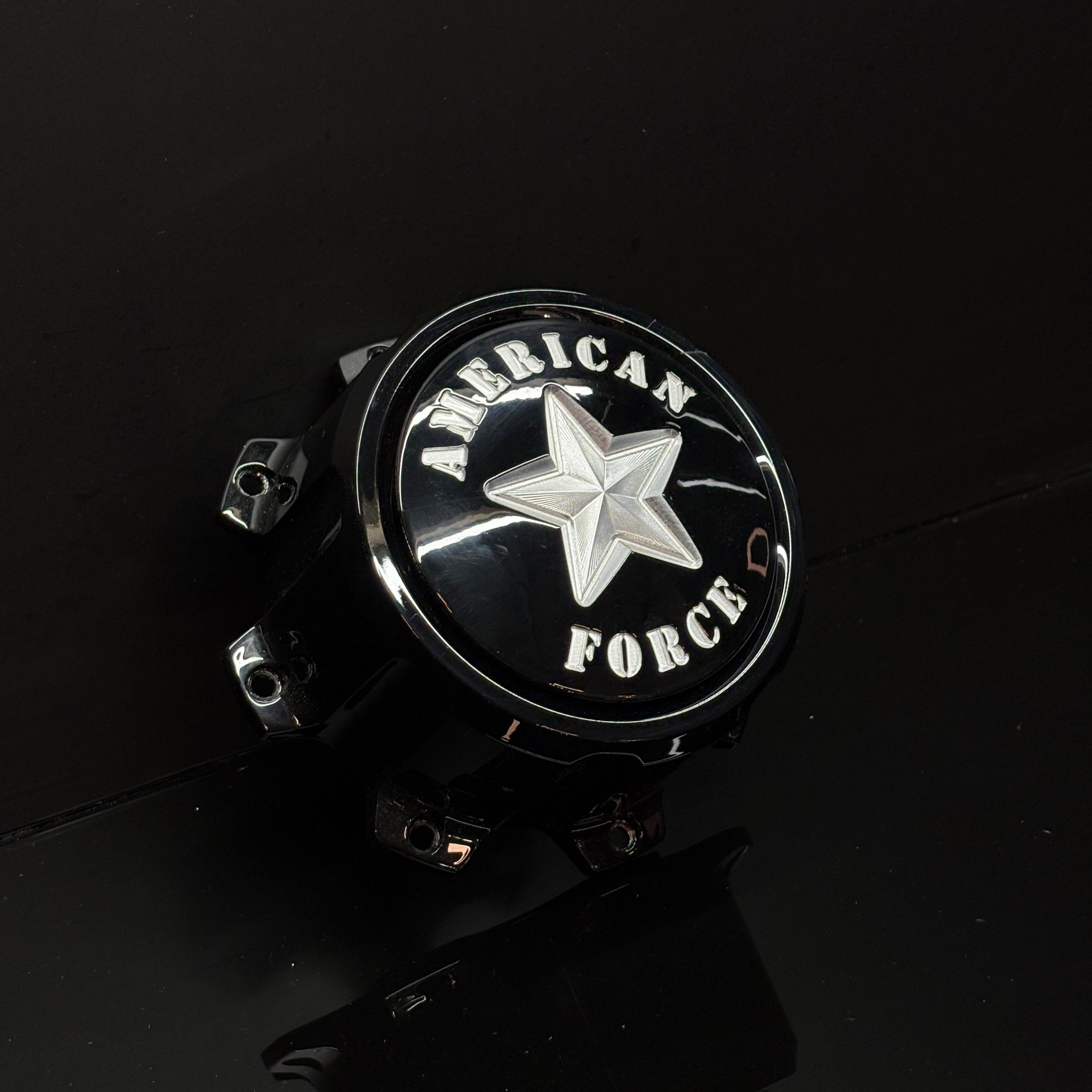 American Force Billet Floater Caps For SIngle Wheels - Legends Auto Parts