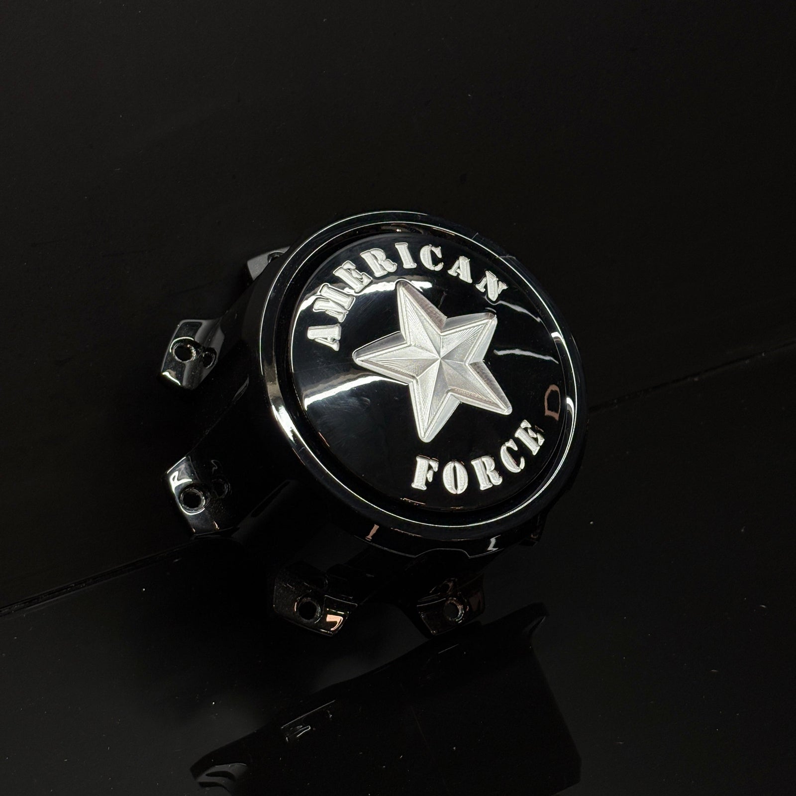 American Force Billet Floater Caps For SIngle Wheels - Legends Auto Parts