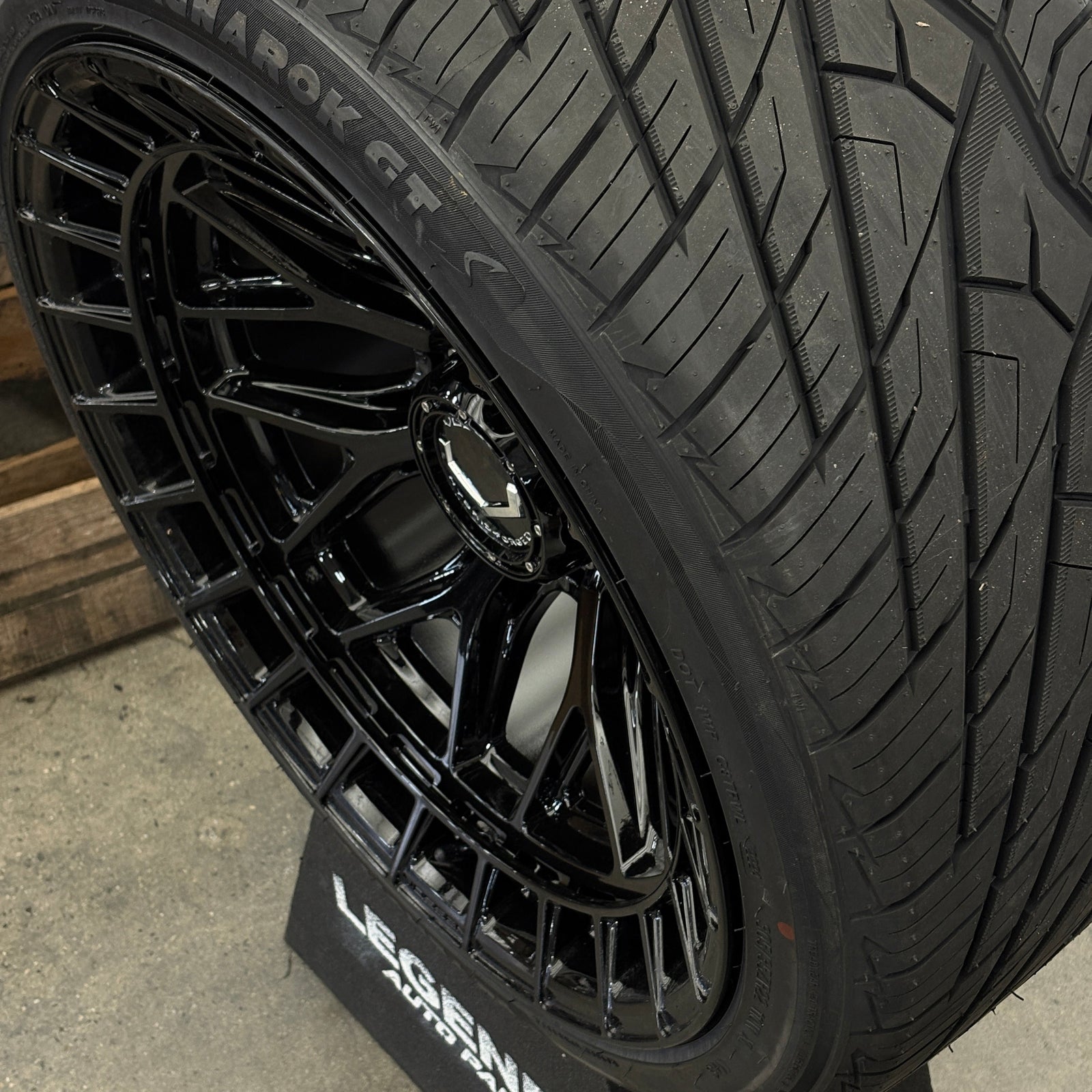 22x12 Vossen HFX-1 8x6.5 On 305/35R22 Venom Ragnrok GTS Wheel/Tire Package