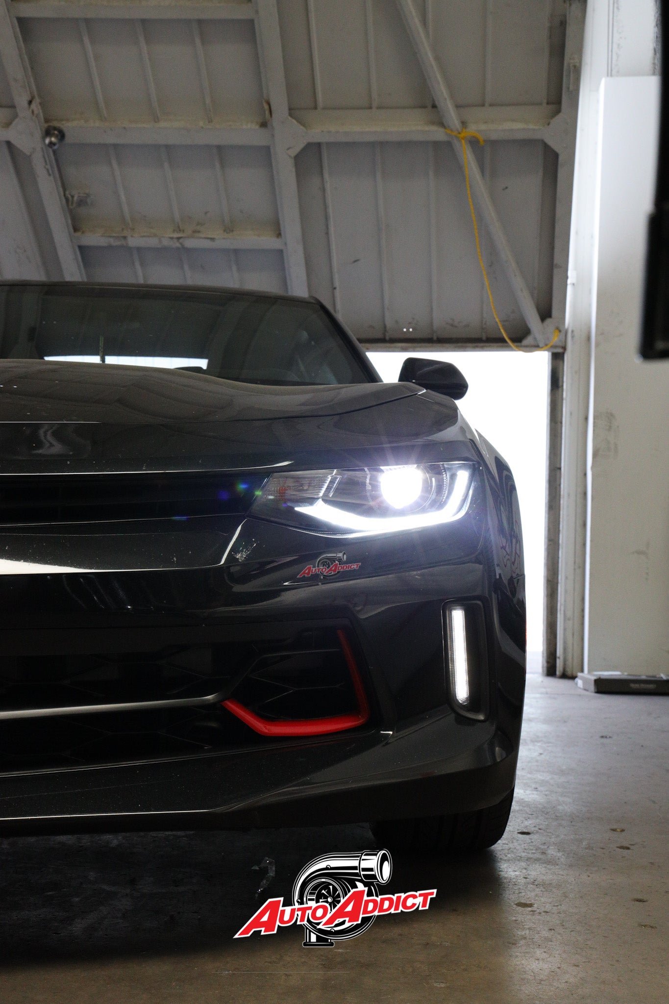 2016-2018 Chevy Camaro OEM Replica Headlights – Amber Sequential LED, Built-in Low/High Beams - Legends Auto Parts