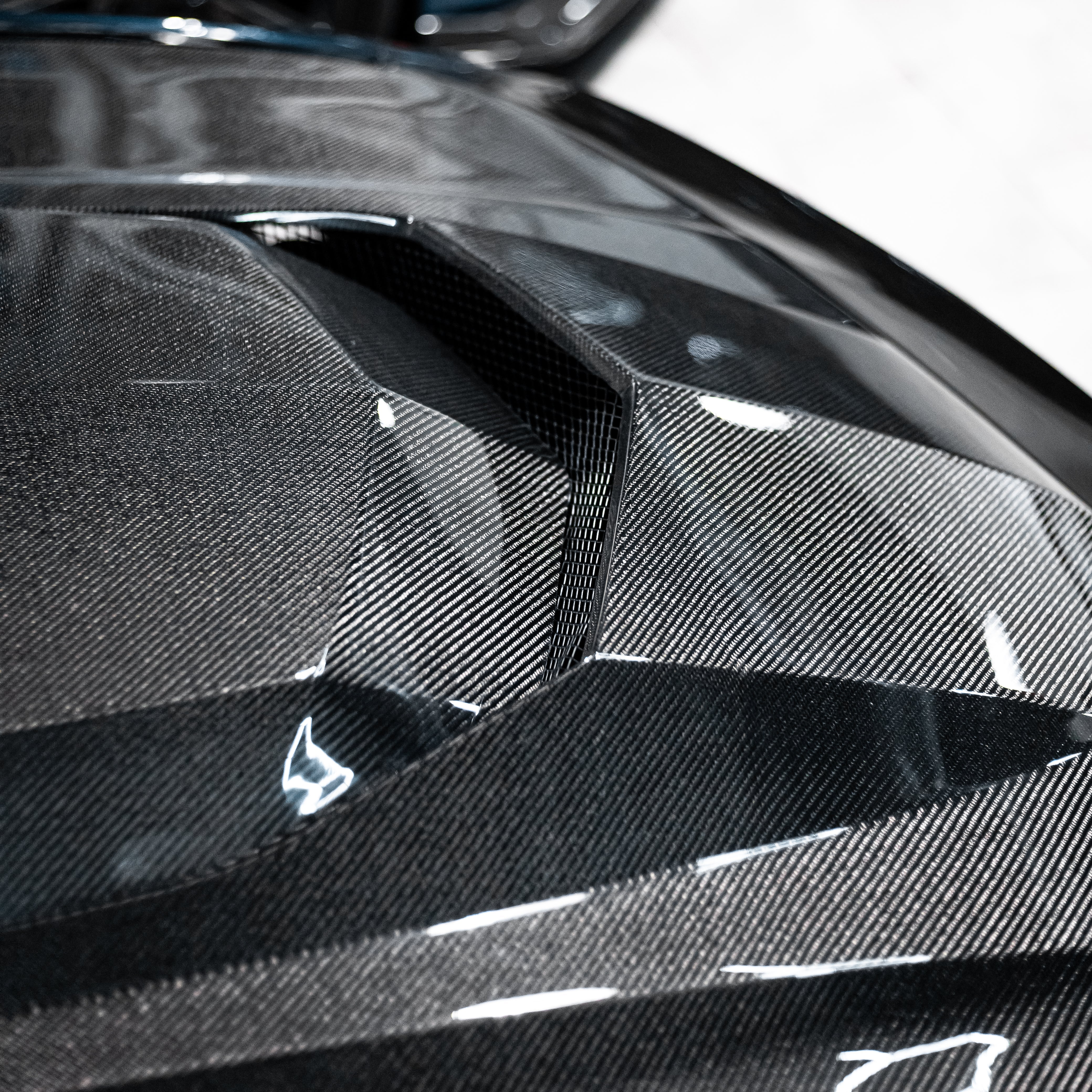 2010-2015 Chevy Camaro Type-ZR Carbon Fiber Double Sided Hood - Legends Auto Parts
