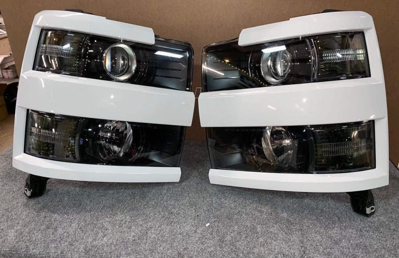 2014-2019 Silverado 2500/3500 Custom OEM Headlights - Legends Auto Parts