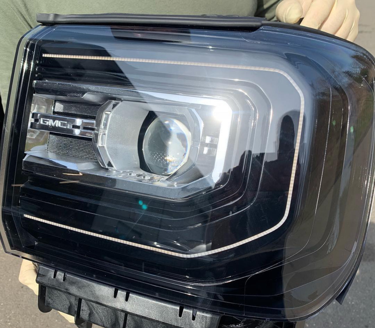 2015-2019 GMC Sierra 2500/3500 1/2 Ton OEM LED Headlight Conversion - CUSTOM - Legends Auto Parts