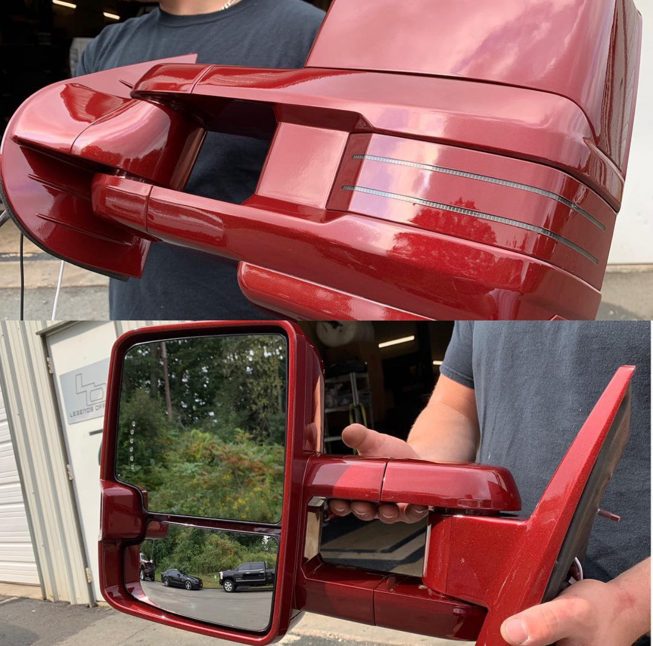 2014-2019 GMC/Chevrolet 2500/3500 Customized Tow Mirrors - Legends Auto Parts