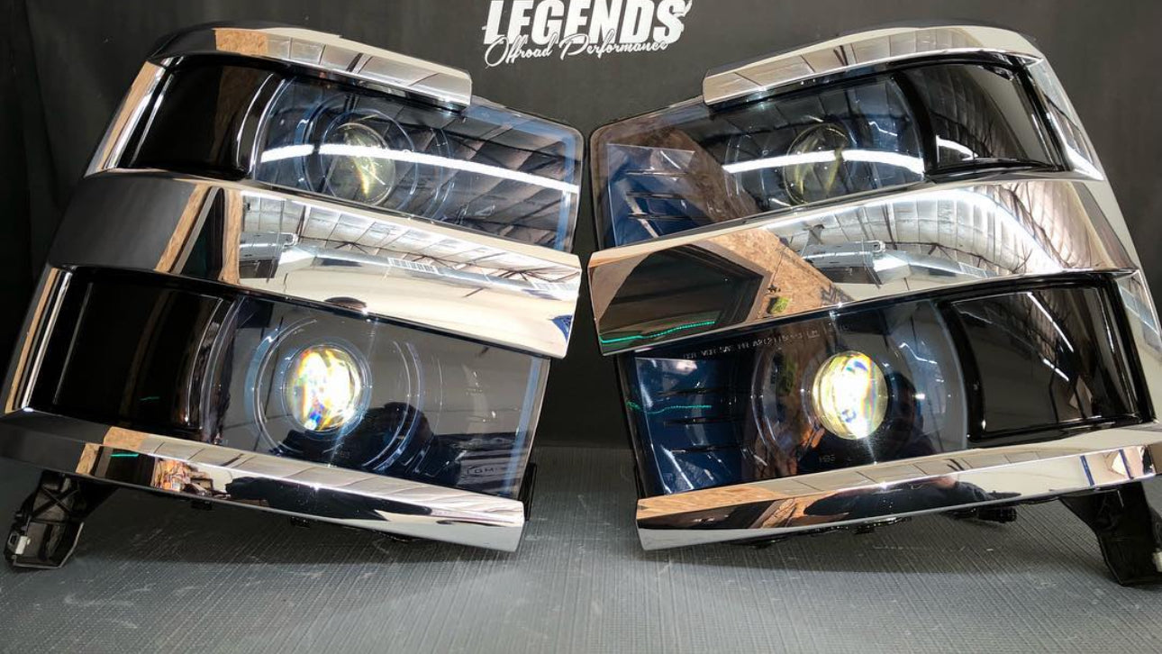 2014-2019 Silverado 2500/3500 Custom OEM Headlights - Legends Auto Parts