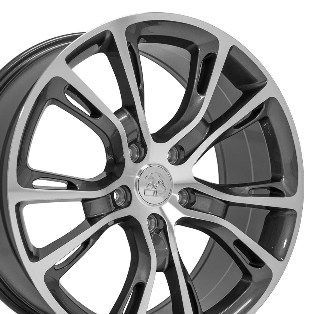 OE JP16 Wheels - Gloss Gunmetal Machined