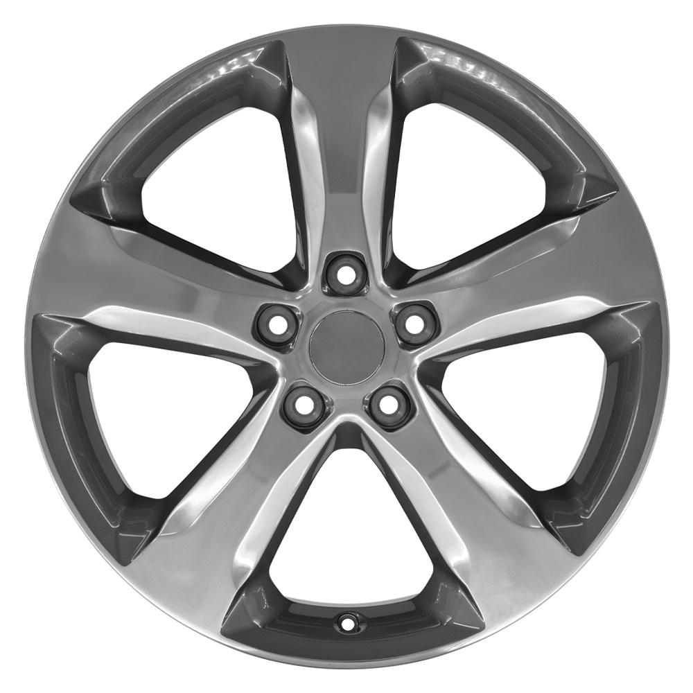 OE JP28 Wheels - Gloss Gunmetal with Polished Face
