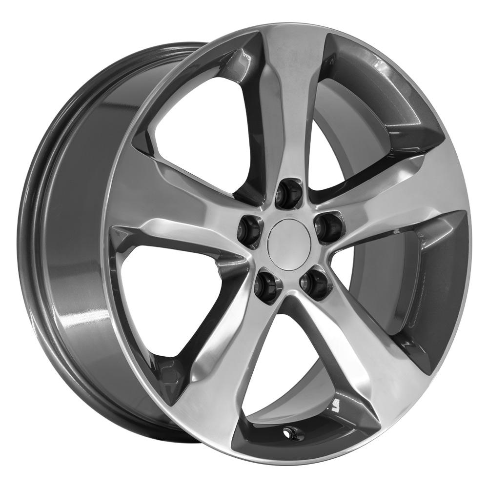OE JP28 Wheels - Gloss Gunmetal with Polished Face