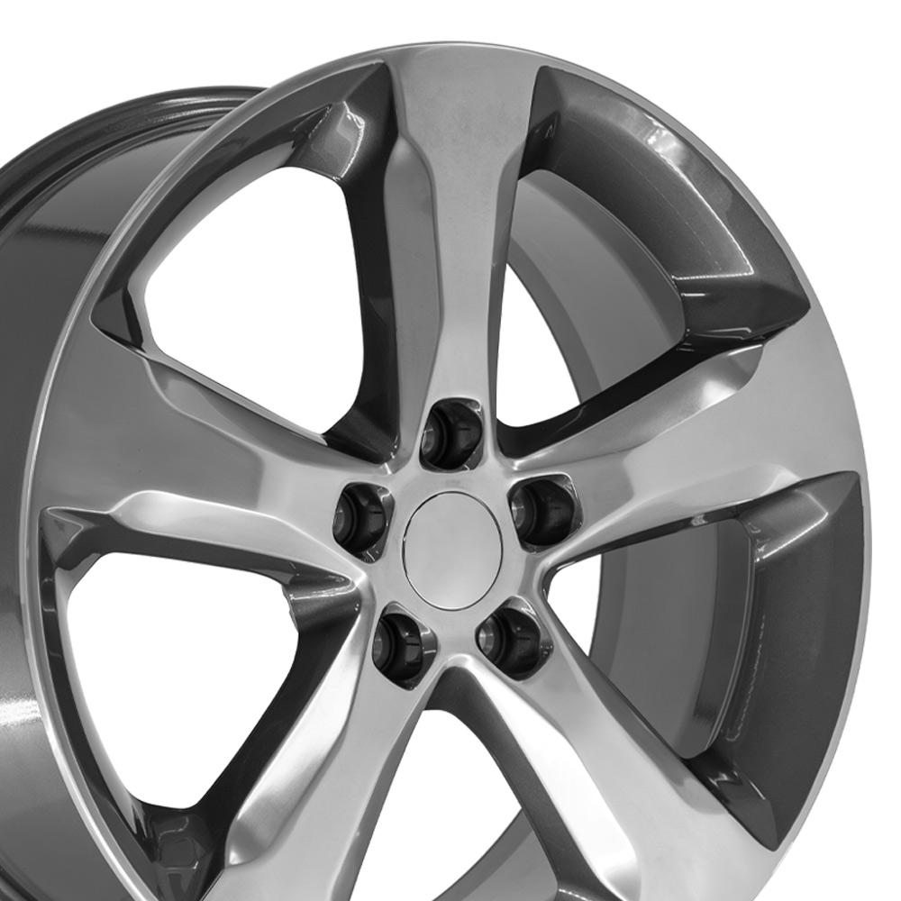 OE JP28 Wheels - Gloss Gunmetal with Polished Face