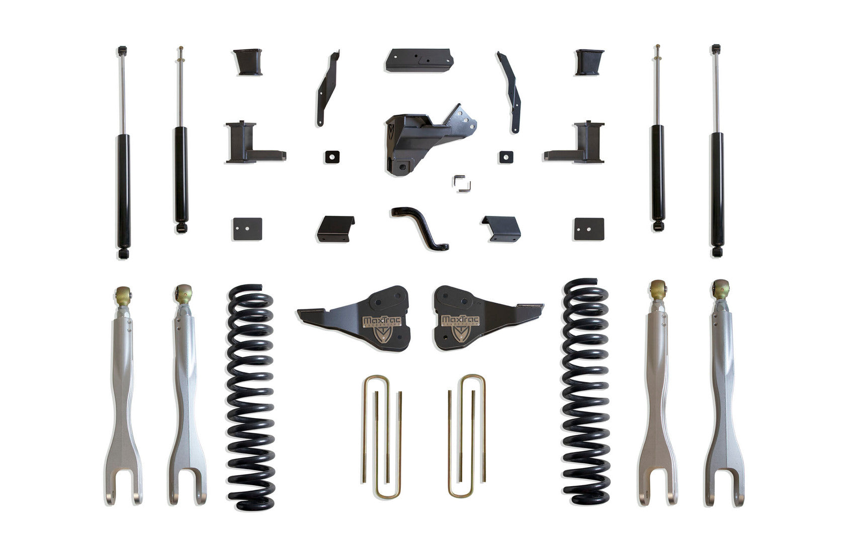 Switch Suspension - Ford F-250 / F-350 4wd 2017-2022 Maxtrac 4" Lift Kit w/ Forged 4 Link - Legends Auto Parts