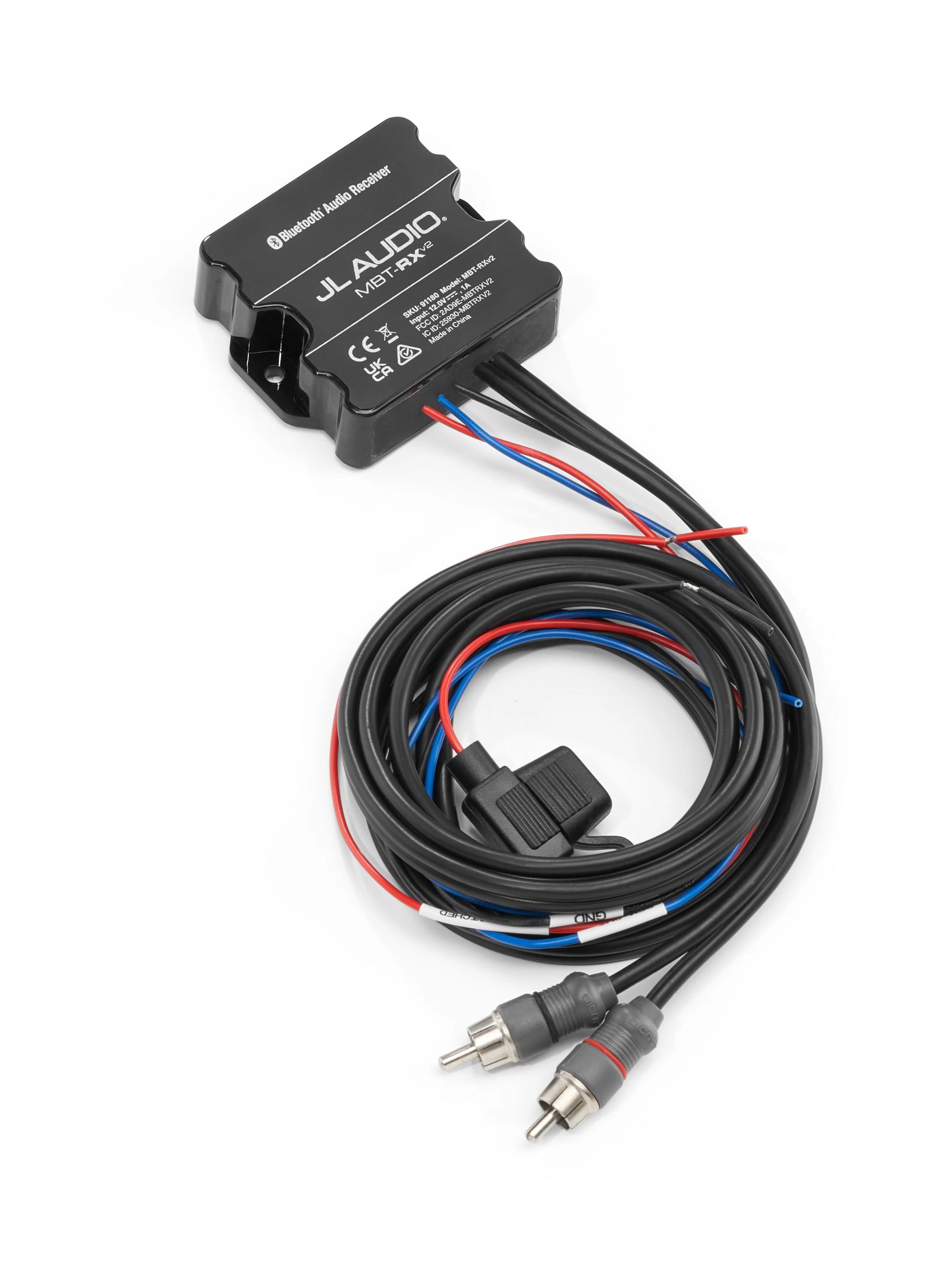 JL Audio - MBT-RXv2 Water-resistant Audio Receiver with BLUETOOTH® Wireless Technology