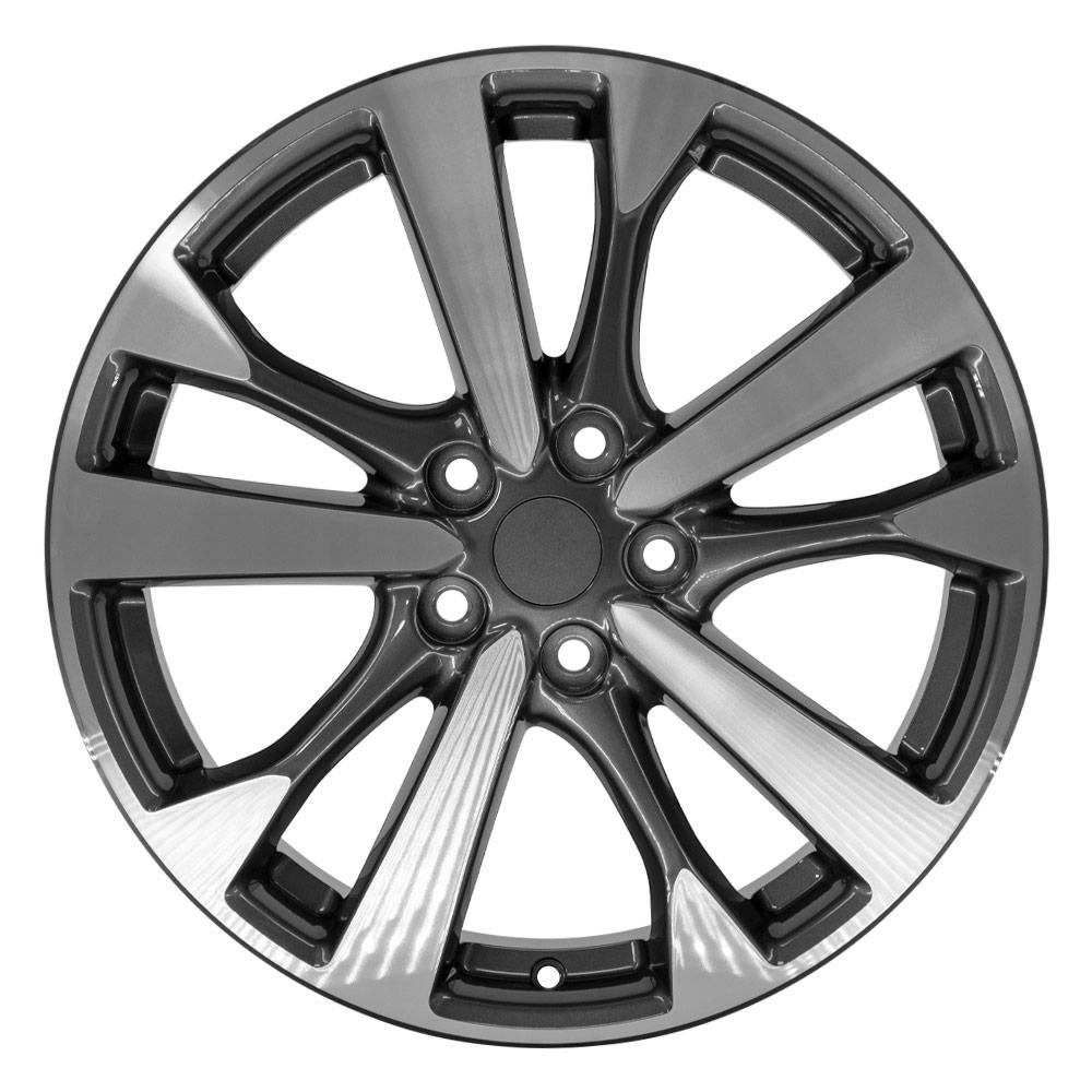 OE NS30 Wheels - Gloss Gunmetal Machined