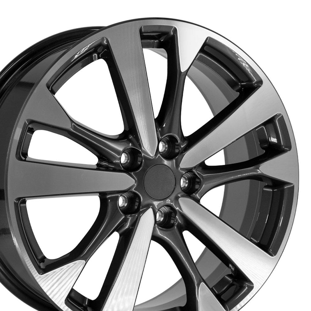 OE NS30 Wheels - Gloss Gunmetal Machined