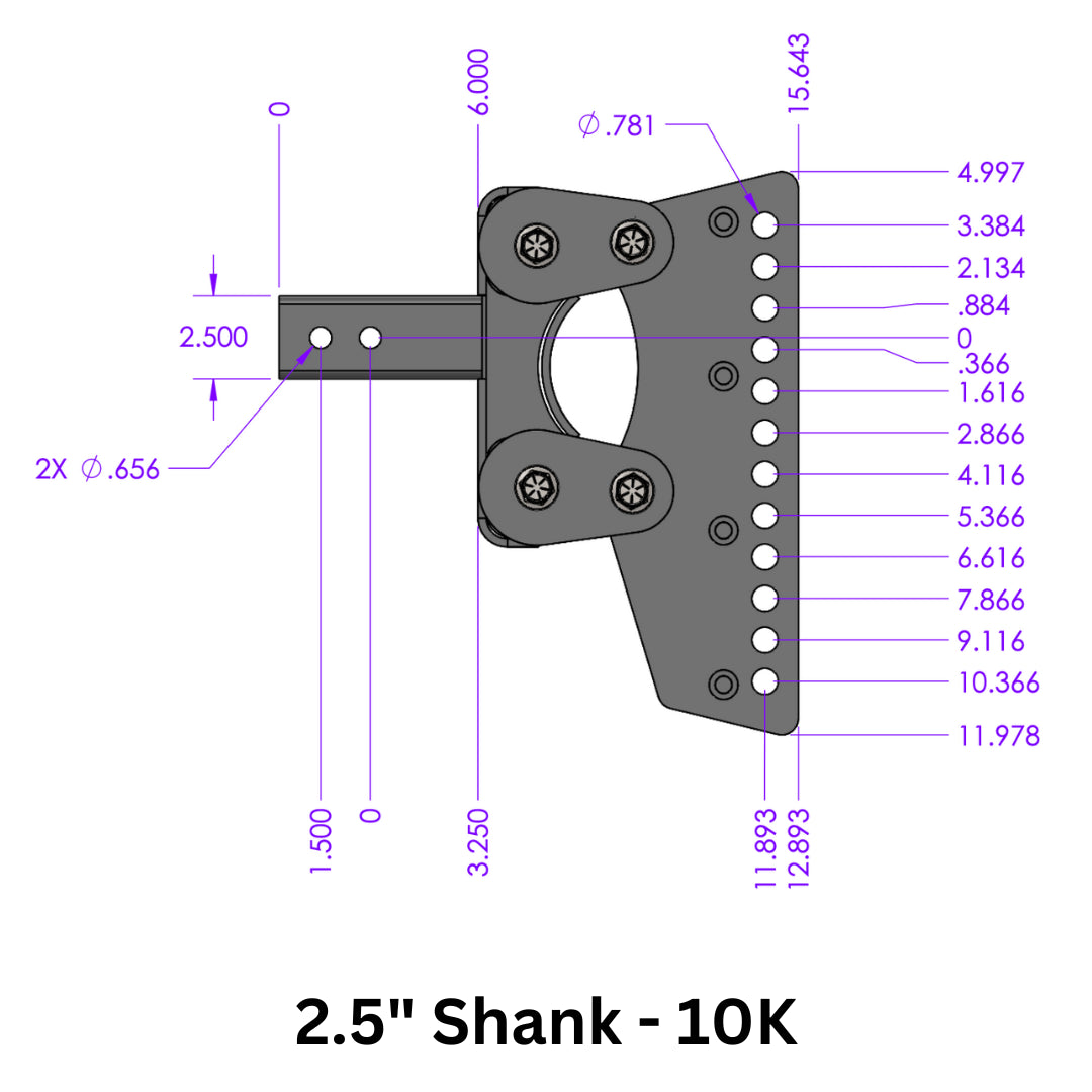 GEN-Y Hitch The Boss (Torsion-Flex) Weight Distribution (2" - 3" Shank)