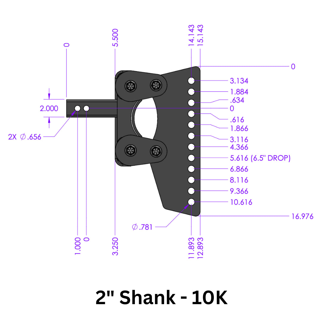 GEN-Y Hitch The Boss (Torsion-Flex) Weight Distribution (2" - 3" Shank)