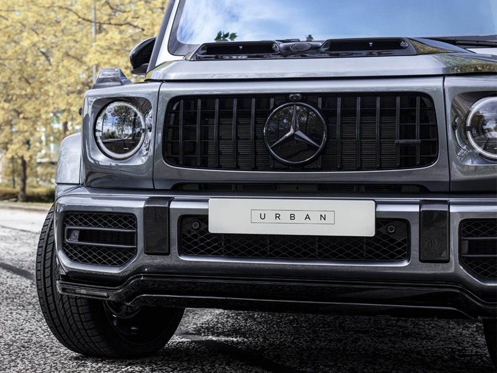 Urban Automotive Carbon OEM Bumper Overrider Kit for W463 Mercedes-AMG G63 - Legends Auto Parts