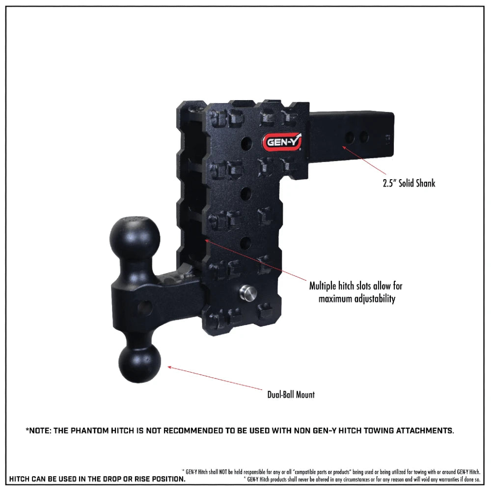 GEN-Y Hitch PHANTOM-X Drop Hitches (2.5