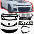 2010-2015 Chevy Camaro ZL1 1LE Track Package Front Bumper Conversion 11pcs Full Kit Flat BLK Body Kit - Legends Auto Parts