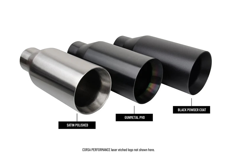 Corsa Performance - Muffler Delete / 3.0 in Cat-Back DRE 5.0 in Single Tips | 2021-2024 RAM 1500 TRX 6.2L 145WB