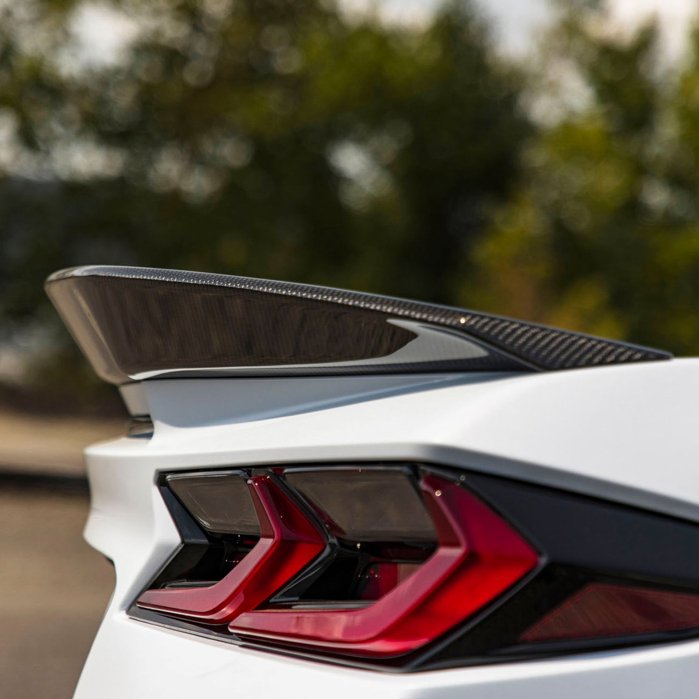 RSC Corvette C8 | Z06 | E-Ray Ducktail Rear Spoiler | Carbon Fiber - Legends Auto Parts