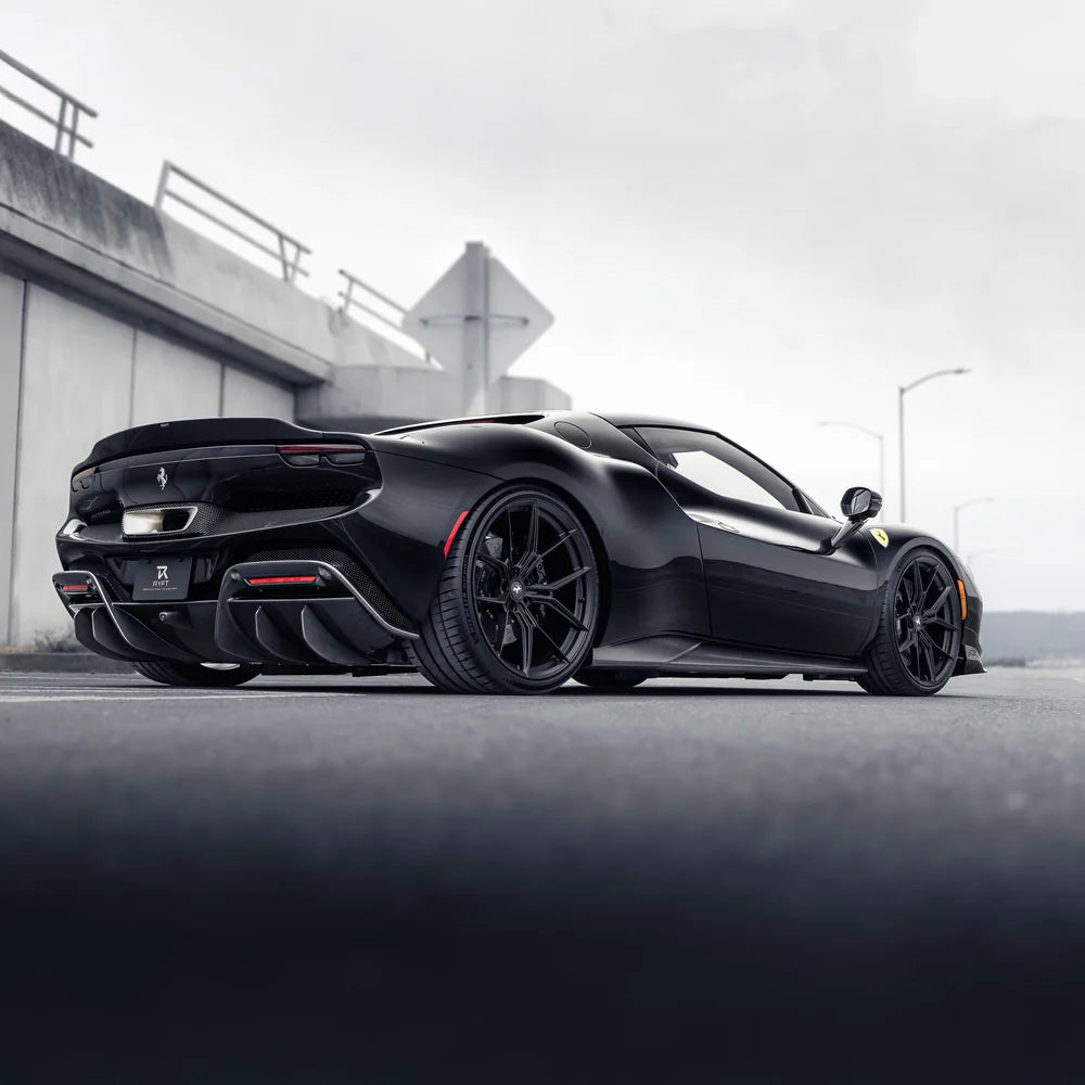 RYFT - Ferrari 296 Carbon Fiber Side Skirts - Legends Auto Parts